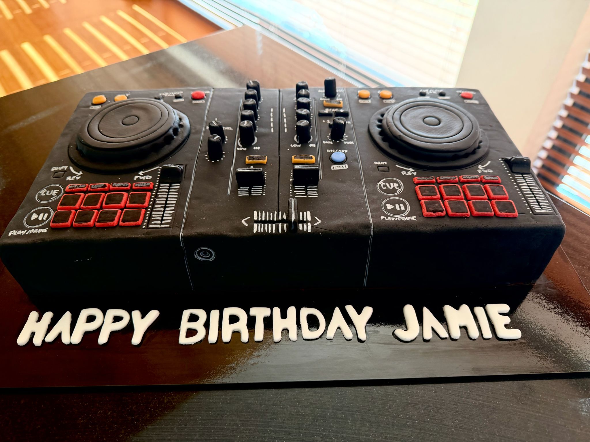 The Decks cake